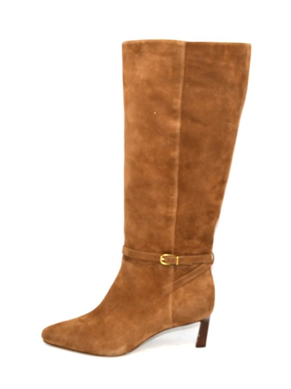 New! Veronica Beard Kailine Knee High Boot 8.5M Wide Calf Chestnut Suede DD551